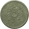 Ekena Millwork Anthony Harvest Medallion (Canopies up to 2 1/8"), 22 1/2"OD x 1 1/4"P, Athenian Green Crackle CM22ATAGC - alternate 1